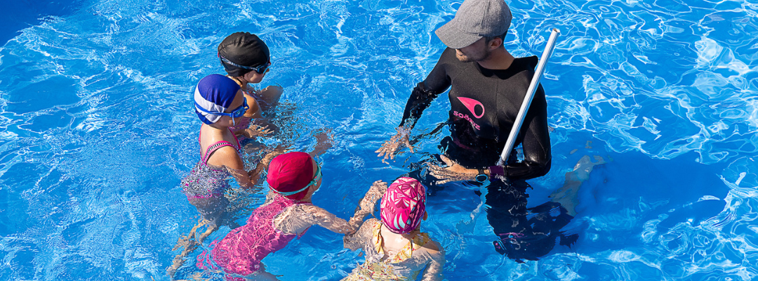 Nage en piscine